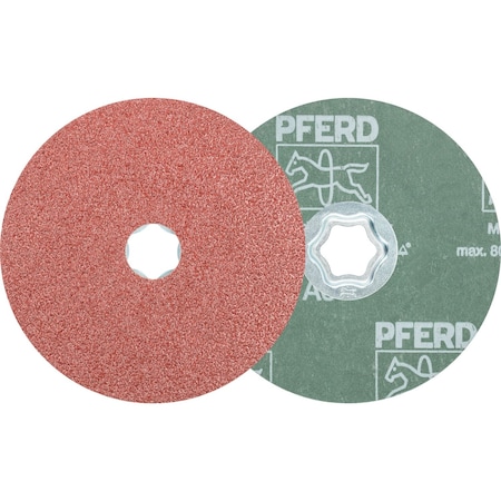 Pferd Combiclick Fiber Disc, 5", Al/Oxd, 36 Grit 40100
